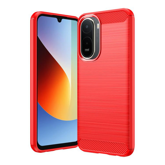 Caja de teléfono TPU de fibra de carbono con textura cepillada, For Redmi A7 Pro 171mm / Poco C85x 5G, For Redmi R70m 5G, For Redmi R70 5G, For Redmi 15a 5G, For Redmi Turbo 5 Max / Poco X8 Pro Max, For Redmi Turbo 5 5G / Poco X8 Pro 5G                ...