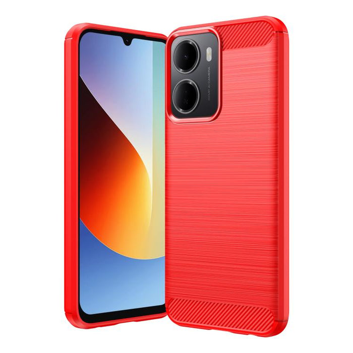 Caja de teléfono TPU de fibra de carbono con textura cepillada, For Redmi A7 Pro 171mm / Poco C85x 5G, For Redmi R70m 5G, For Redmi R70 5G, For Redmi 15a 5G, For Redmi Turbo 5 Max / Poco X8 Pro Max, For Redmi Turbo 5 5G / Poco X8 Pro 5G                ...