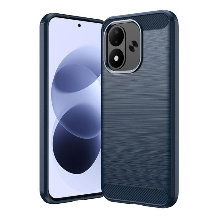 Caja de teléfono TPU de fibra de carbono con textura cepillada, For Redmi A7 Pro 171mm / Poco C85x 5G, For Redmi R70m 5G, For Redmi R70 5G, For Redmi 15a 5G, For Redmi Turbo 5 Max / Poco X8 Pro Max, For Redmi Turbo 5 5G / Poco X8 Pro 5G                ...