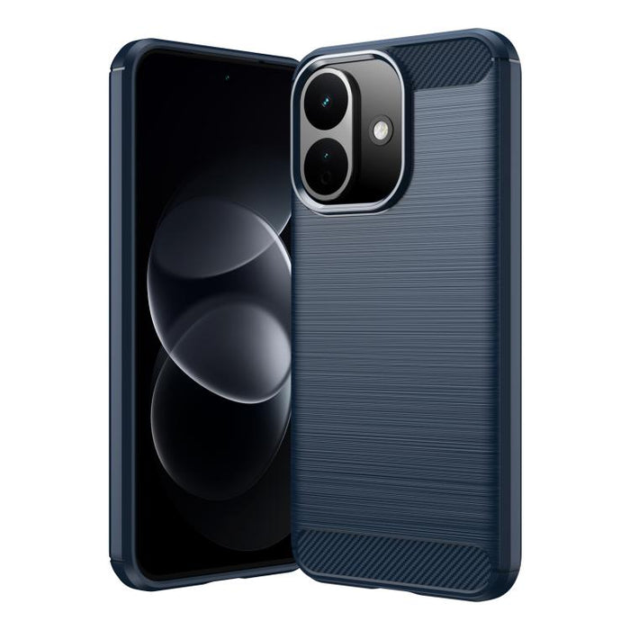 Caja de teléfono TPU de fibra de carbono con textura cepillada, For Redmi A7 Pro 171mm / Poco C85x 5G, For Redmi R70m 5G, For Redmi R70 5G, For Redmi 15a 5G, For Redmi Turbo 5 Max / Poco X8 Pro Max, For Redmi Turbo 5 5G / Poco X8 Pro 5G                ...
