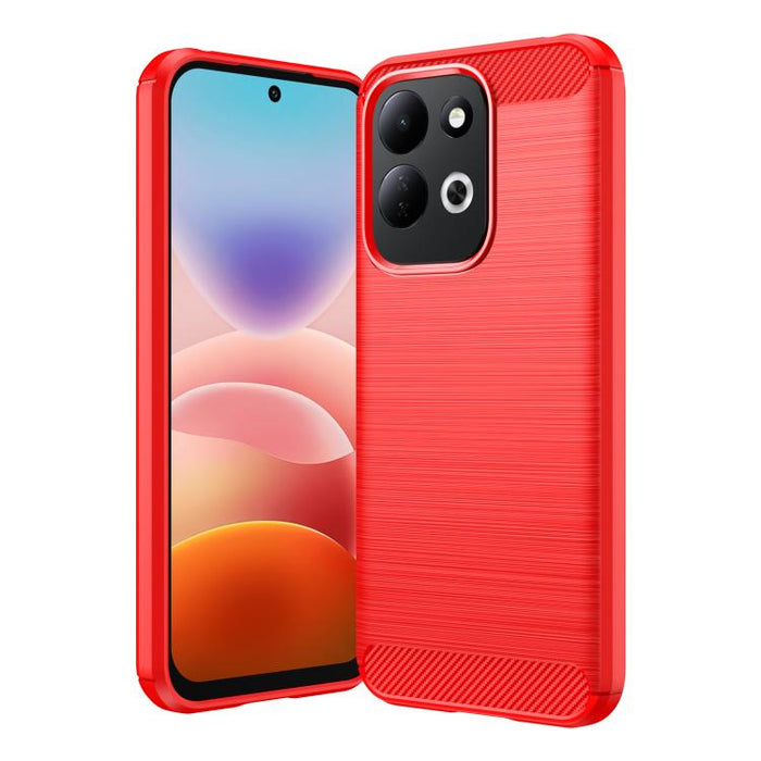 Caja de teléfono TPU de fibra de carbono con textura cepillada, For Redmi A7 Pro 171mm / Poco C85x 5G, For Redmi R70m 5G, For Redmi R70 5G, For Redmi 15a 5G, For Redmi Turbo 5 Max / Poco X8 Pro Max, For Redmi Turbo 5 5G / Poco X8 Pro 5G                ...