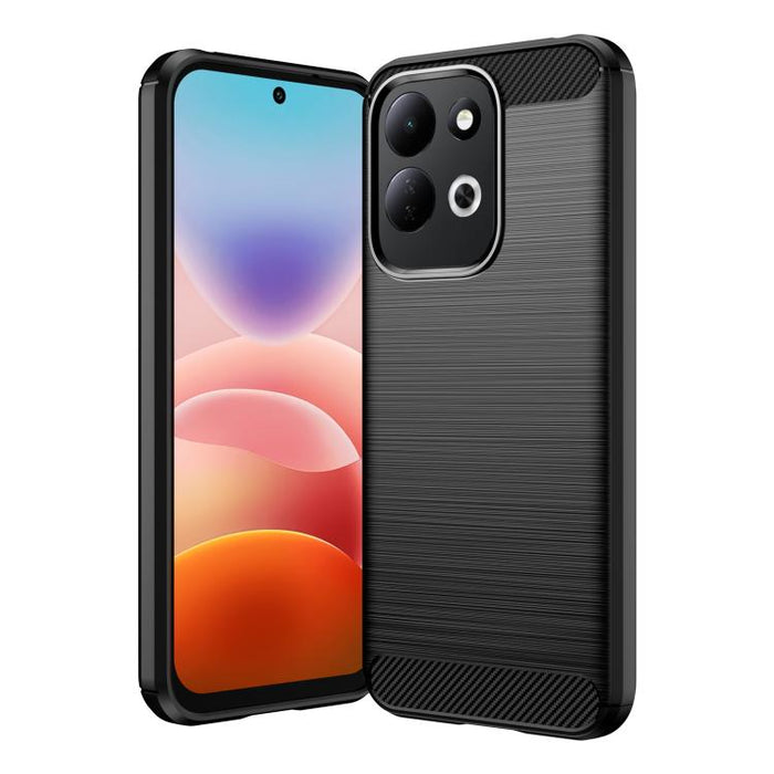 Caja de teléfono TPU de fibra de carbono con textura cepillada, For Redmi A7 Pro 171mm / Poco C85x 5G, For Redmi R70m 5G, For Redmi R70 5G, For Redmi 15a 5G, For Redmi Turbo 5 Max / Poco X8 Pro Max, For Redmi Turbo 5 5G / Poco X8 Pro 5G                ...