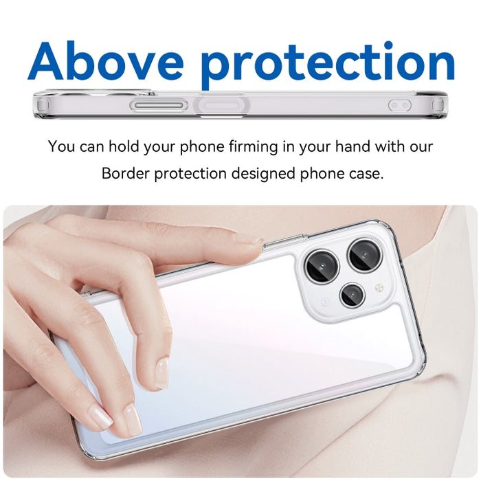 Caja colorida del teléfono de acrílico + TPU de la serie, For Xiaomi Redmi 12