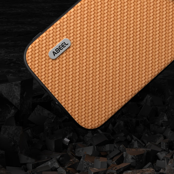 Funda protectora para teléfono con textura de fibra de carbono ABEEL