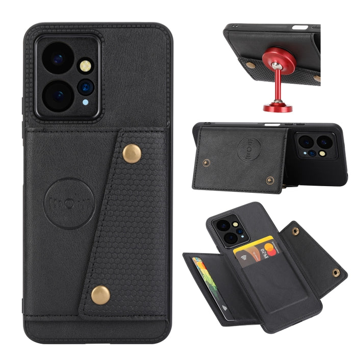 Estuche magnético para teléfono con ranuras para tarjetas con doble hebilla, For Xiaomi Redmi K70 Ultra, For Xiaomi Redmi 13 4G Global, For Xiaomi Redmi Note 13 Pro 4G Global, For Xiaomi Redmi Note 13 4G Global, For Xiaomi 14 Ultra                     ...