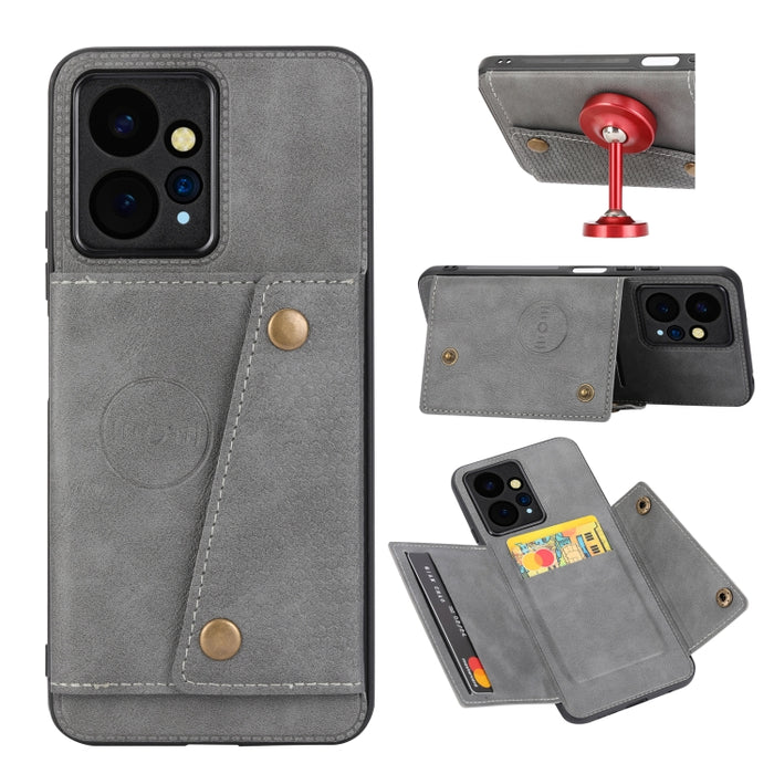 Estuche magnético para teléfono con ranuras para tarjetas con doble hebilla, For Xiaomi Redmi K70 Ultra, For Xiaomi Redmi 13 4G Global, For Xiaomi Redmi Note 13 Pro 4G Global, For Xiaomi Redmi Note 13 4G Global, For Xiaomi 14 Ultra                     ...