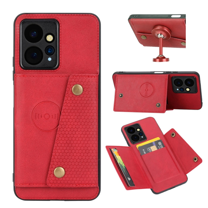 Estuche magnético para teléfono con ranuras para tarjetas con doble hebilla, For Xiaomi Redmi K70 Ultra, For Xiaomi Redmi 13 4G Global, For Xiaomi Redmi Note 13 Pro 4G Global, For Xiaomi Redmi Note 13 4G Global, For Xiaomi 14 Ultra                     ...