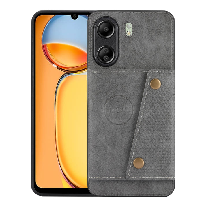 Estuche magnético para teléfono con ranuras para tarjetas con doble hebilla, For Xiaomi Redmi K70 Ultra, For Xiaomi Redmi 13 4G Global, For Xiaomi Redmi Note 13 Pro 4G Global, For Xiaomi Redmi Note 13 4G Global, For Xiaomi 14 Ultra                     ...