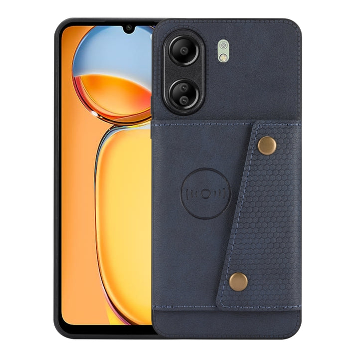 Estuche magnético para teléfono con ranuras para tarjetas con doble hebilla, For Xiaomi Redmi K70 Ultra, For Xiaomi Redmi 13 4G Global, For Xiaomi Redmi Note 13 Pro 4G Global, For Xiaomi Redmi Note 13 4G Global, For Xiaomi 14 Ultra                     ...