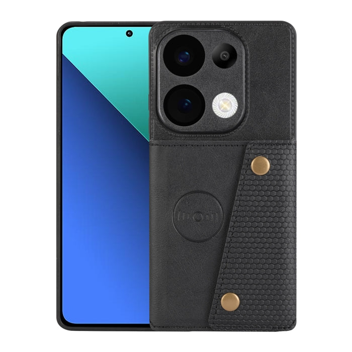 Estuche magnético para teléfono con ranuras para tarjetas con doble hebilla, For Xiaomi Redmi K70 Ultra, For Xiaomi Redmi 13 4G Global, For Xiaomi Redmi Note 13 Pro 4G Global, For Xiaomi Redmi Note 13 4G Global, For Xiaomi 14 Ultra                     ...
