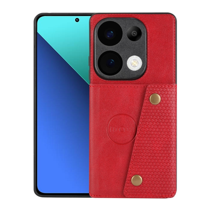 Estuche magnético para teléfono con ranuras para tarjetas con doble hebilla, For Xiaomi Redmi K70 Ultra, For Xiaomi Redmi 13 4G Global, For Xiaomi Redmi Note 13 Pro 4G Global, For Xiaomi Redmi Note 13 4G Global, For Xiaomi 14 Ultra                     ...