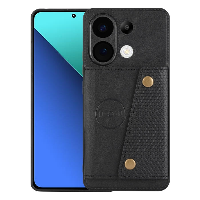Estuche magnético para teléfono con ranuras para tarjetas con doble hebilla, For Xiaomi Redmi K70 Ultra, For Xiaomi Redmi 13 4G Global, For Xiaomi Redmi Note 13 Pro 4G Global, For Xiaomi Redmi Note 13 4G Global, For Xiaomi 14 Ultra                     ...