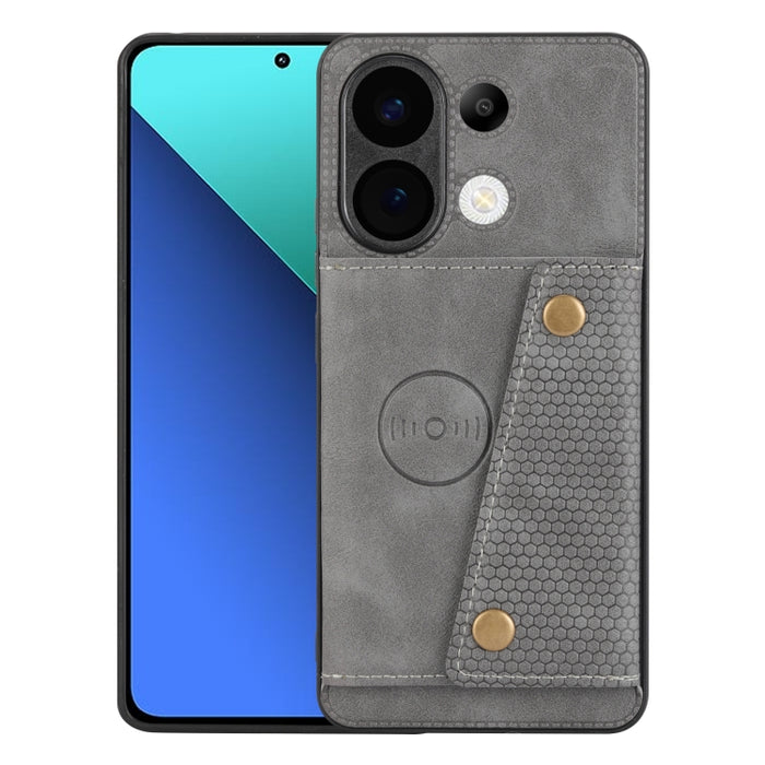 Estuche magnético para teléfono con ranuras para tarjetas con doble hebilla, For Xiaomi Redmi K70 Ultra, For Xiaomi Redmi 13 4G Global, For Xiaomi Redmi Note 13 Pro 4G Global, For Xiaomi Redmi Note 13 4G Global, For Xiaomi 14 Ultra                     ...