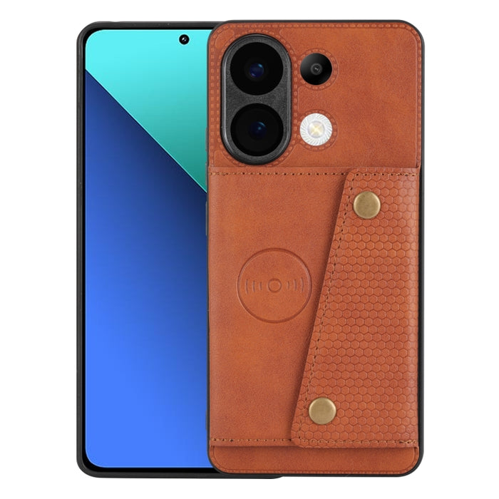 Estuche magnético para teléfono con ranuras para tarjetas con doble hebilla, For Xiaomi Redmi K70 Ultra, For Xiaomi Redmi 13 4G Global, For Xiaomi Redmi Note 13 Pro 4G Global, For Xiaomi Redmi Note 13 4G Global, For Xiaomi 14 Ultra                     ...