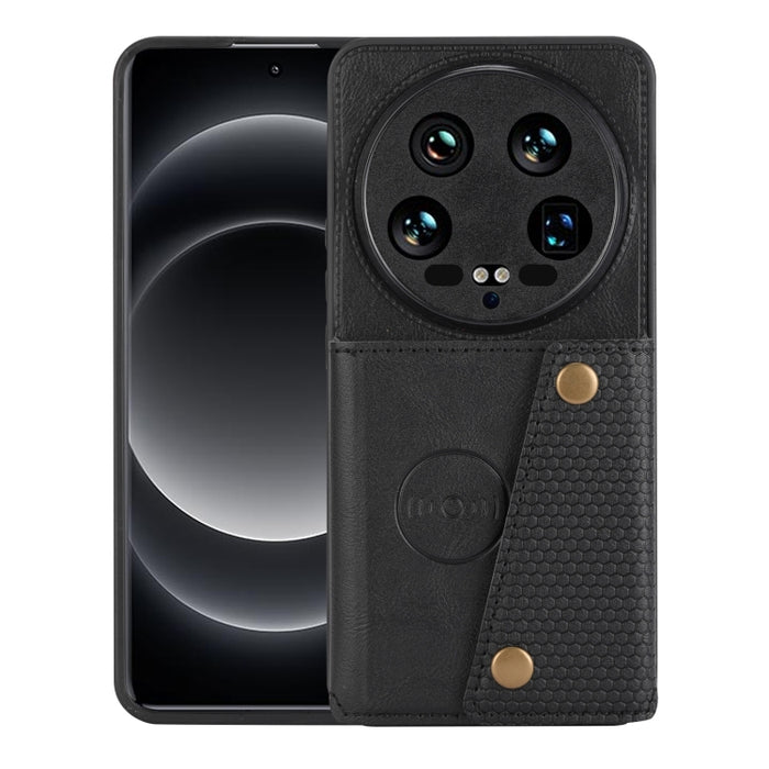 Estuche magnético para teléfono con ranuras para tarjetas con doble hebilla, For Xiaomi Redmi K70 Ultra, For Xiaomi Redmi 13 4G Global, For Xiaomi Redmi Note 13 Pro 4G Global, For Xiaomi Redmi Note 13 4G Global, For Xiaomi 14 Ultra                     ...