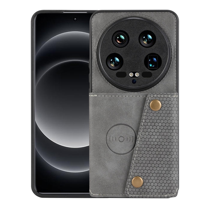 Estuche magnético para teléfono con ranuras para tarjetas con doble hebilla, For Xiaomi Redmi K70 Ultra, For Xiaomi Redmi 13 4G Global, For Xiaomi Redmi Note 13 Pro 4G Global, For Xiaomi Redmi Note 13 4G Global, For Xiaomi 14 Ultra                     ...
