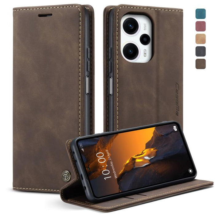 CaseMe 013 Estuche multifuncional de cuero con tapa horizontal para teléfono, For Xiaomi Redmi Note 13 Pro 4G, For Xiaomi Redmi Note 13 4G, For Xiaomi Redmi 13C 4G Global / 13C 5G, For Xiaomi Poco X6 Pro, For Xiaomi Redmi K70E 5G, For Xiaomi 14 Pro    ...