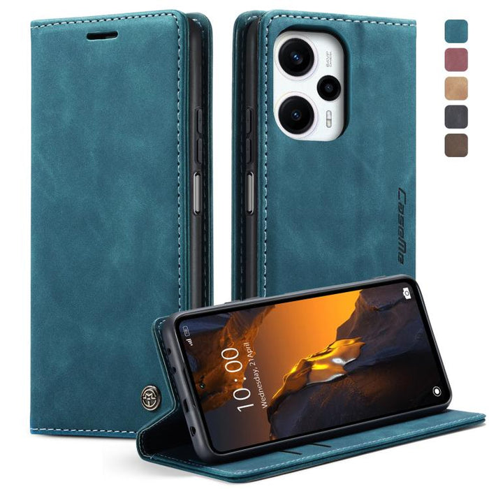CaseMe 013 Estuche multifuncional de cuero con tapa horizontal para teléfono, For Xiaomi Redmi Note 13 Pro 4G, For Xiaomi Redmi Note 13 4G, For Xiaomi Redmi 13C 4G Global / 13C 5G, For Xiaomi Poco X6 Pro, For Xiaomi Redmi K70E 5G, For Xiaomi 14 Pro    ...