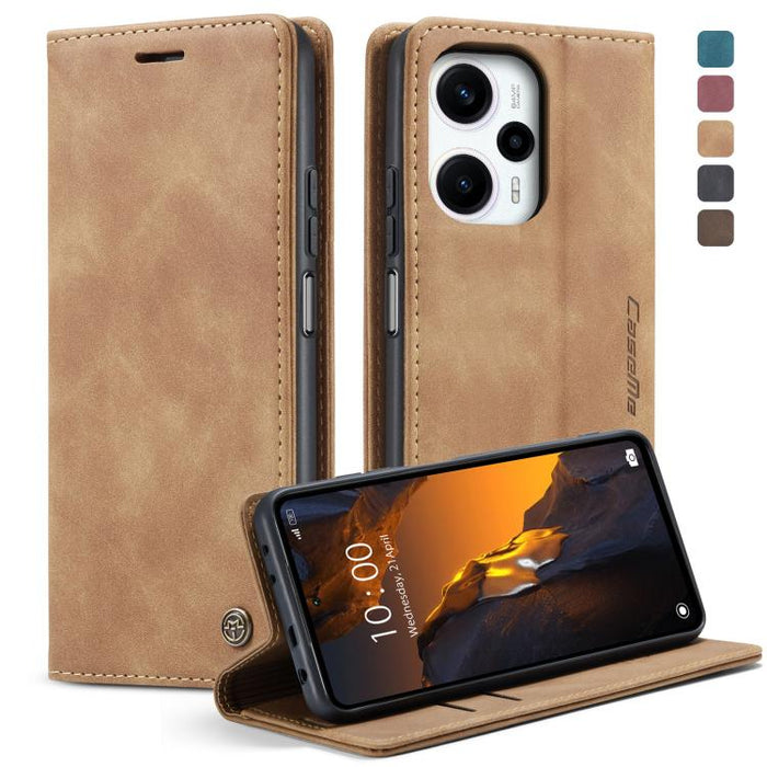 CaseMe 013 Estuche multifuncional de cuero con tapa horizontal para teléfono, For Xiaomi Redmi Note 13 Pro 4G, For Xiaomi Redmi Note 13 4G, For Xiaomi Redmi 13C 4G Global / 13C 5G, For Xiaomi Poco X6 Pro, For Xiaomi Redmi K70E 5G, For Xiaomi 14 Pro    ...