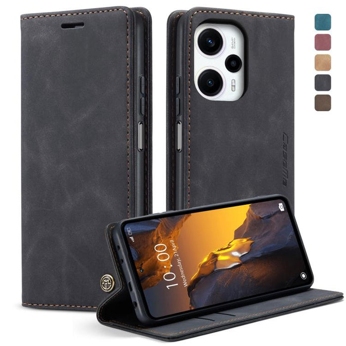 CaseMe 013 Estuche multifuncional de cuero con tapa horizontal para teléfono, For Xiaomi Redmi Note 13 Pro 4G, For Xiaomi Redmi Note 13 4G, For Xiaomi Redmi 13C 4G Global / 13C 5G, For Xiaomi Poco X6 Pro, For Xiaomi Redmi K70E 5G, For Xiaomi 14 Pro    ...