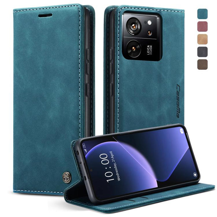 CaseMe 013 Estuche multifuncional de cuero con tapa horizontal para teléfono, For Xiaomi Redmi Note 13 Pro 4G, For Xiaomi Redmi Note 13 4G, For Xiaomi Redmi 13C 4G Global / 13C 5G, For Xiaomi Poco X6 Pro, For Xiaomi Redmi K70E 5G, For Xiaomi 14 Pro    ...