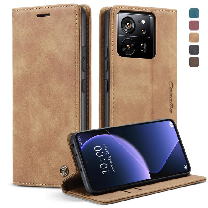 CaseMe 013 Estuche multifuncional de cuero con tapa horizontal para teléfono, For Xiaomi Redmi Note 13 Pro 4G, For Xiaomi Redmi Note 13 4G, For Xiaomi Redmi 13C 4G Global / 13C 5G, For Xiaomi Poco X6 Pro, For Xiaomi Redmi K70E 5G, For Xiaomi 14 Pro    ...