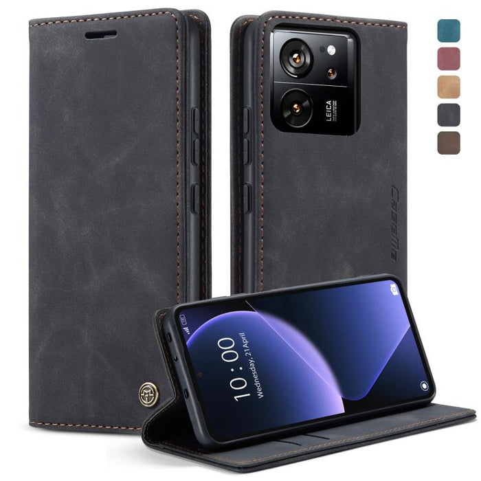 CaseMe 013 Estuche multifuncional de cuero con tapa horizontal para teléfono, For Xiaomi Redmi Note 13 Pro 4G, For Xiaomi Redmi Note 13 4G, For Xiaomi Redmi 13C 4G Global / 13C 5G, For Xiaomi Poco X6 Pro, For Xiaomi Redmi K70E 5G, For Xiaomi 14 Pro    ...