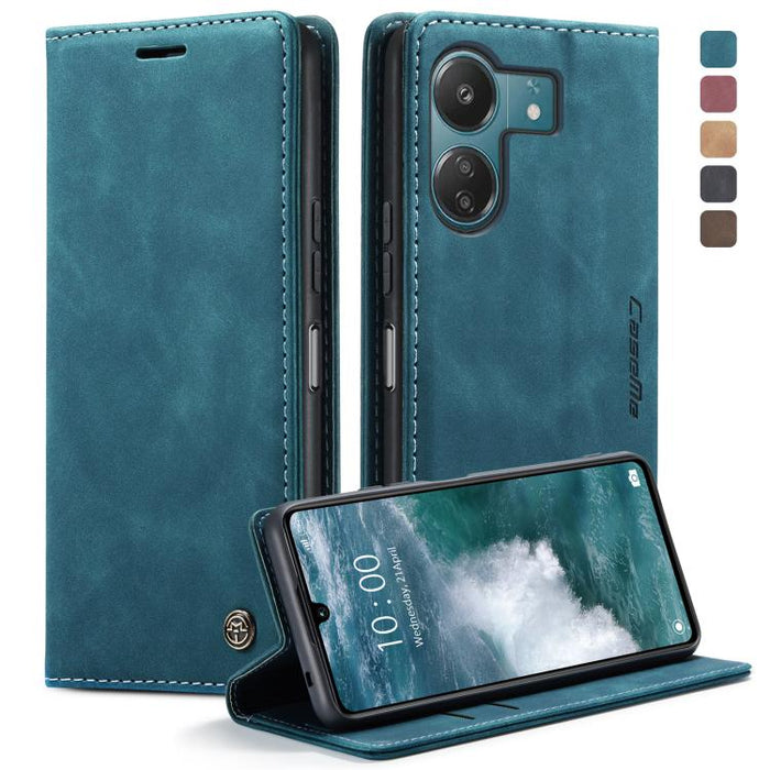 CaseMe 013 Estuche multifuncional de cuero con tapa horizontal para teléfono, For Xiaomi Redmi Note 13 Pro 4G, For Xiaomi Redmi Note 13 4G, For Xiaomi Redmi 13C 4G Global / 13C 5G, For Xiaomi Poco X6 Pro, For Xiaomi Redmi K70E 5G, For Xiaomi 14 Pro    ...