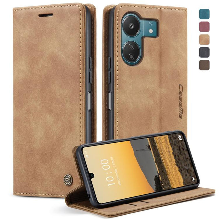 CaseMe 013 Estuche multifuncional de cuero con tapa horizontal para teléfono, For Xiaomi Redmi Note 13 Pro 4G, For Xiaomi Redmi Note 13 4G, For Xiaomi Redmi 13C 4G Global / 13C 5G, For Xiaomi Poco X6 Pro, For Xiaomi Redmi K70E 5G, For Xiaomi 14 Pro    ...