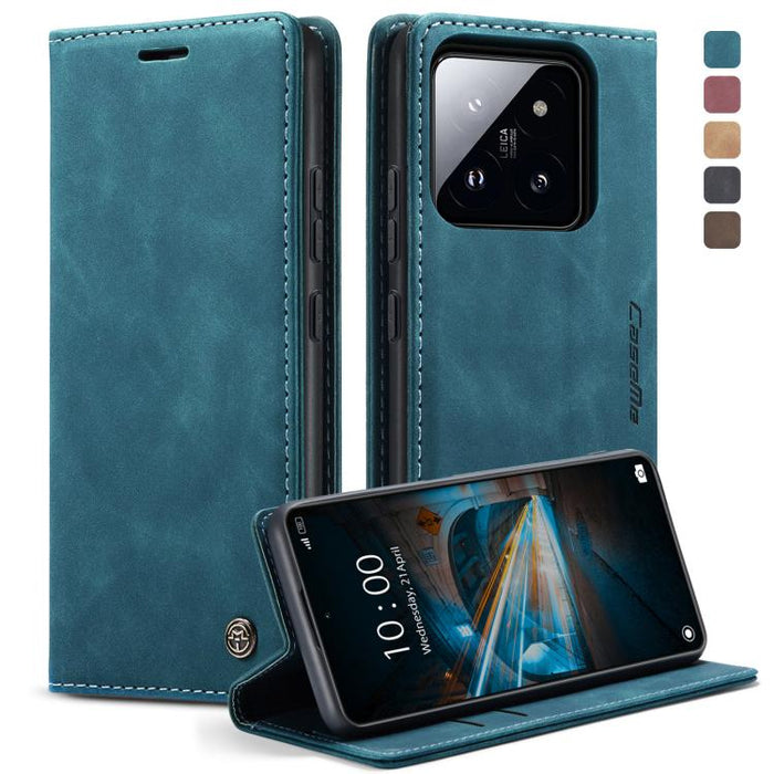 CaseMe 013 Estuche multifuncional de cuero con tapa horizontal para teléfono, For Xiaomi Redmi Note 13 Pro 4G, For Xiaomi Redmi Note 13 4G, For Xiaomi Redmi 13C 4G Global / 13C 5G, For Xiaomi Poco X6 Pro, For Xiaomi Redmi K70E 5G, For Xiaomi 14 Pro    ...