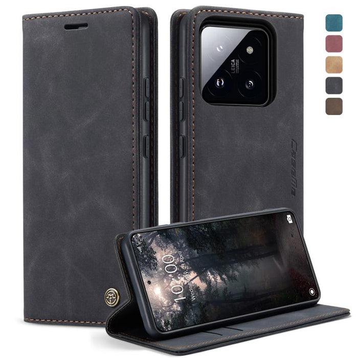 CaseMe 013 Estuche multifuncional de cuero con tapa horizontal para teléfono, For Xiaomi Redmi Note 13 Pro 4G, For Xiaomi Redmi Note 13 4G, For Xiaomi Redmi 13C 4G Global / 13C 5G, For Xiaomi Poco X6 Pro, For Xiaomi Redmi K70E 5G, For Xiaomi 14 Pro    ...