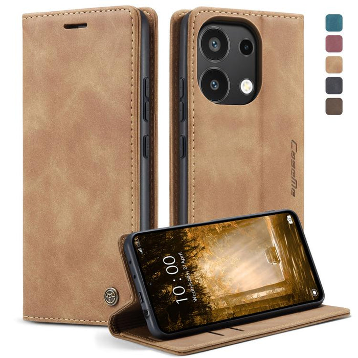 CaseMe 013 Estuche multifuncional de cuero con tapa horizontal para teléfono, For Xiaomi Redmi Note 13 Pro 4G, For Xiaomi Redmi Note 13 4G, For Xiaomi Redmi 13C 4G Global / 13C 5G, For Xiaomi Poco X6 Pro, For Xiaomi Redmi K70E 5G, For Xiaomi 14 Pro    ...