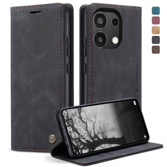 CaseMe 013 Estuche multifuncional de cuero con tapa horizontal para teléfono, For Xiaomi Redmi Note 13 Pro 4G, For Xiaomi Redmi Note 13 4G, For Xiaomi Redmi 13C 4G Global / 13C 5G, For Xiaomi Poco X6 Pro, For Xiaomi Redmi K70E 5G, For Xiaomi 14 Pro    ...