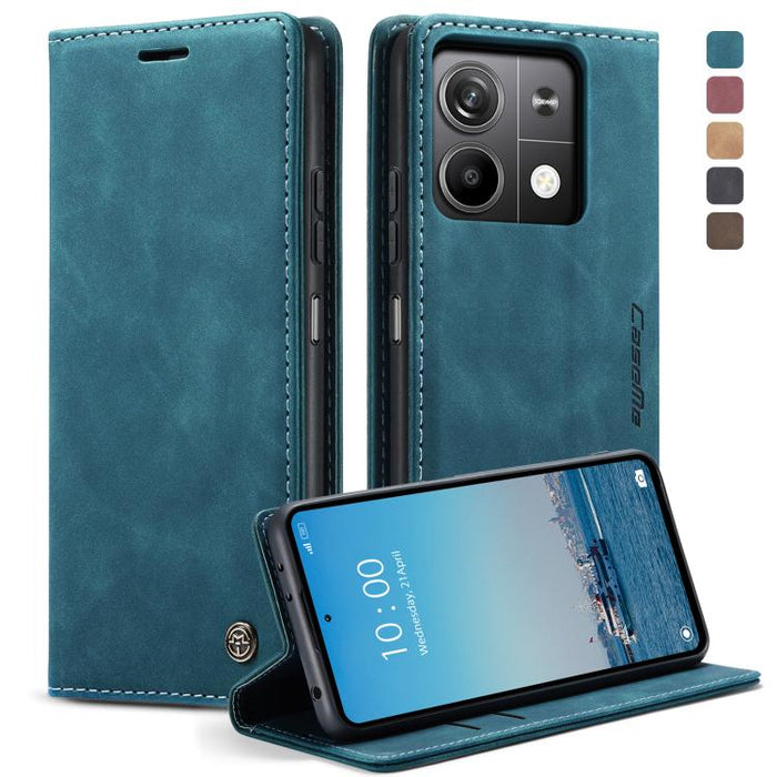 CaseMe 013 Estuche multifuncional de cuero con tapa horizontal para teléfono, For Xiaomi Redmi Note 13 Pro 4G, For Xiaomi Redmi Note 13 4G, For Xiaomi Redmi 13C 4G Global / 13C 5G, For Xiaomi Poco X6 Pro, For Xiaomi Redmi K70E 5G, For Xiaomi 14 Pro    ...
