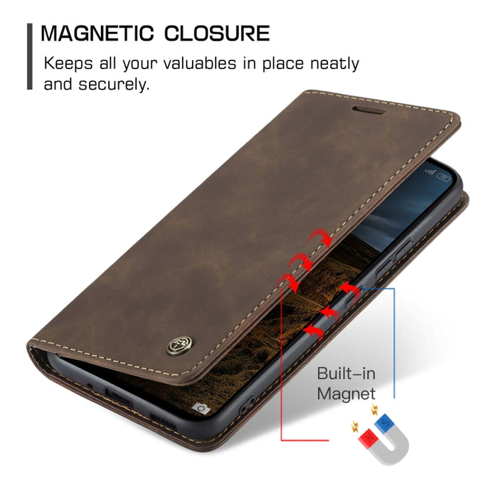 CaseMe 013 Estuche multifuncional de cuero con tapa horizontal para teléfono, For Xiaomi Redmi Note 13 Pro 4G, For Xiaomi Redmi Note 13 4G, For Xiaomi Redmi 13C 4G Global / 13C 5G, For Xiaomi Poco X6 Pro, For Xiaomi Redmi K70E 5G, For Xiaomi 14 Pro    ...