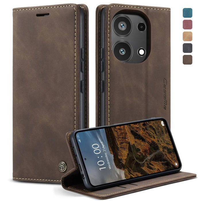 CaseMe 013 Estuche multifuncional de cuero con tapa horizontal para teléfono, For Xiaomi Redmi Note 13 Pro 4G, For Xiaomi Redmi Note 13 4G, For Xiaomi Redmi 13C 4G Global / 13C 5G, For Xiaomi Poco X6 Pro, For Xiaomi Redmi K70E 5G, For Xiaomi 14 Pro    ...