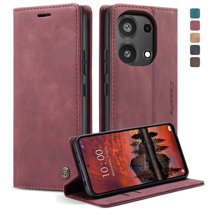 CaseMe 013 Estuche multifuncional de cuero con tapa horizontal para teléfono, For Xiaomi Redmi Note 13 Pro 4G, For Xiaomi Redmi Note 13 4G, For Xiaomi Redmi 13C 4G Global / 13C 5G, For Xiaomi Poco X6 Pro, For Xiaomi Redmi K70E 5G, For Xiaomi 14 Pro    ...