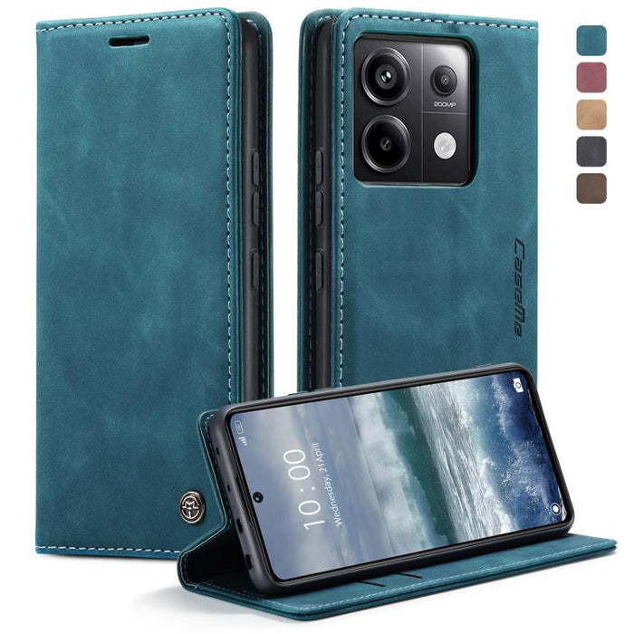 CaseMe 013 Estuche multifuncional de cuero con tapa horizontal para teléfono, For Xiaomi Redmi Note 13 Pro 4G, For Xiaomi Redmi Note 13 4G, For Xiaomi Redmi 13C 4G Global / 13C 5G, For Xiaomi Poco X6 Pro, For Xiaomi Redmi K70E 5G, For Xiaomi 14 Pro    ...