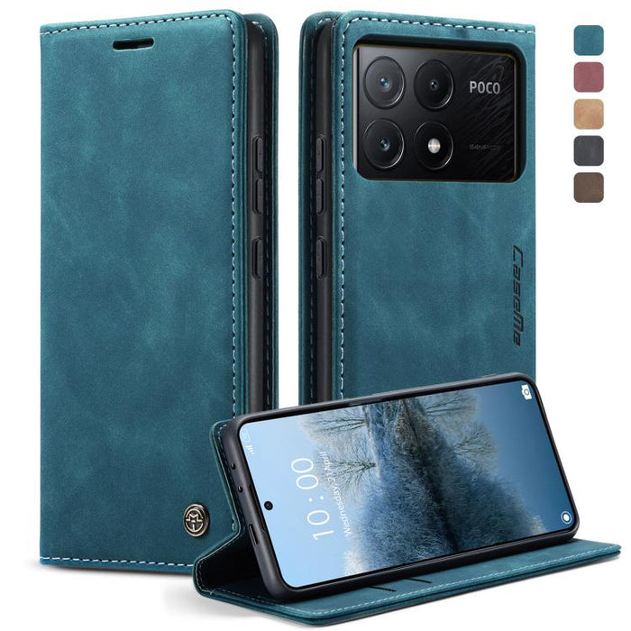 CaseMe 013 Estuche multifuncional de cuero con tapa horizontal para teléfono, For Xiaomi Redmi Note 13 Pro 4G, For Xiaomi Redmi Note 13 4G, For Xiaomi Redmi 13C 4G Global / 13C 5G, For Xiaomi Poco X6 Pro, For Xiaomi Redmi K70E 5G, For Xiaomi 14 Pro    ...