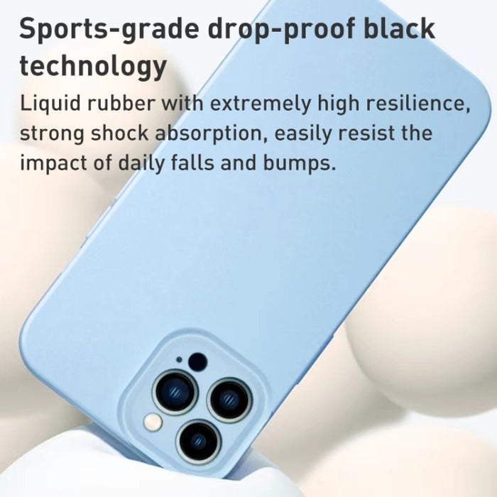 Estuche para teléfono con orificio de precisión MagSafe de silicona líquida, For iPhone 14 Plus, For iPhone 14, For iPhone 14 Pro, For iPhone 14 Pro Max, For iPhone 13 Pro Max, For iPhone 13 Pro, For iPhone 13