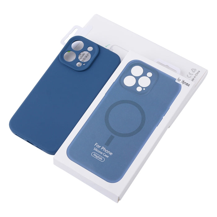 Estuche para teléfono con orificio de precisión MagSafe de silicona líquida, For iPhone 14 Plus, For iPhone 14, For iPhone 14 Pro, For iPhone 14 Pro Max, For iPhone 13 Pro Max, For iPhone 13 Pro, For iPhone 13