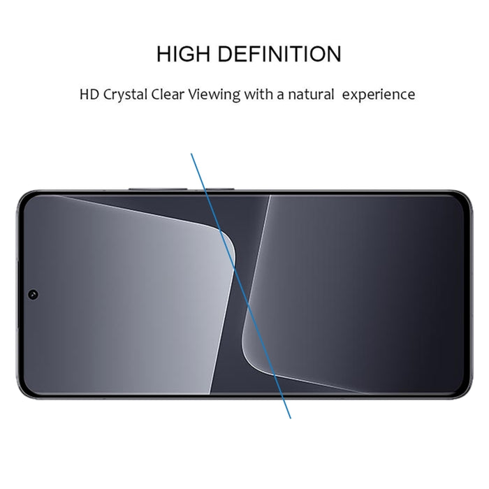 Película de vidrio templado de pantalla completa de borde curvo 3D con pegamento completo, For Xiaomi 13 Pro (1pc)