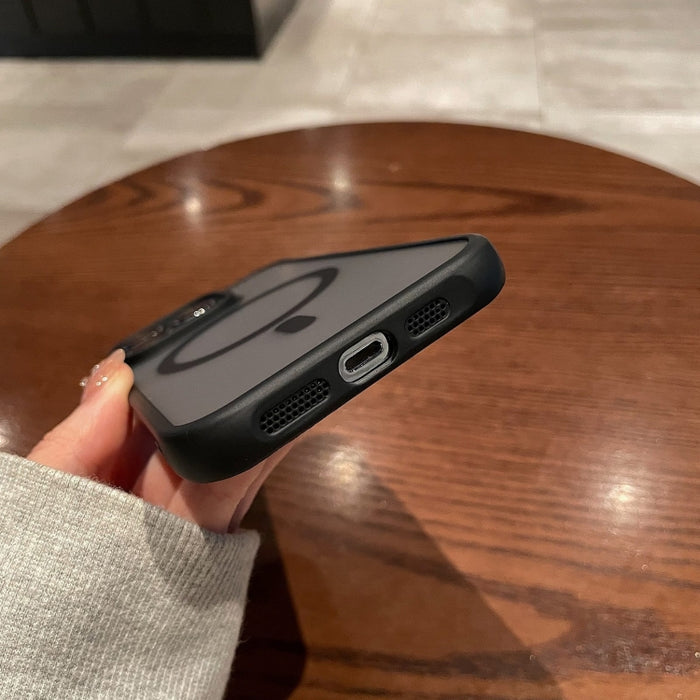 Estuche para teléfono magnético MagSafe TPU + PC