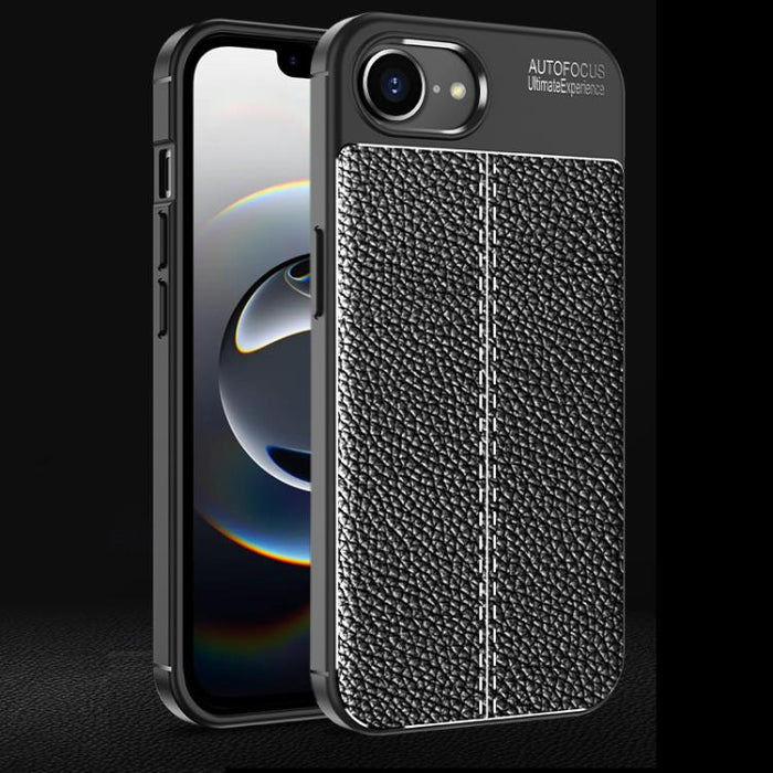 Funda de teléfono TPU a prueba de golpes con textura Litchi
