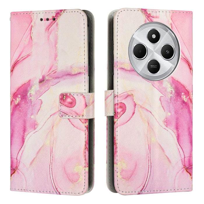 Estuche para teléfono de cuero con patrón de mármol pintado, For Redmi Note 15 Pro+ 5G Global 163.3mm, For Redmi Note 15 5G / 4G Global 164mm, For Redmi K90 Pro Max / Poco F8 Ultra, For Redmi Note 15 Pro 4G Global 163.2mm, For Redmi K90 / Poco F8 Pro  ...