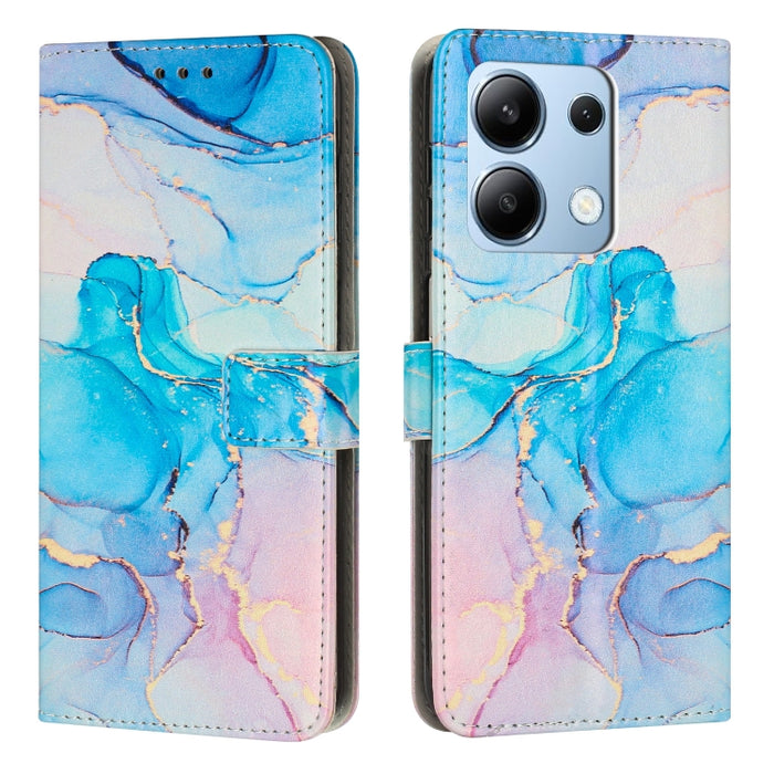 Estuche para teléfono de cuero con patrón de mármol pintado, For Redmi Note 13 5G, For Redmi 13C 4G, For Redmi Note 13 Pro+, For Redmi Note 13 Pro 5G, For Redmi 12 4G / Redmi 12 5G / Note 12R, For Xiaomi Redmi Note 12 Turbo/Poco F5                     ...