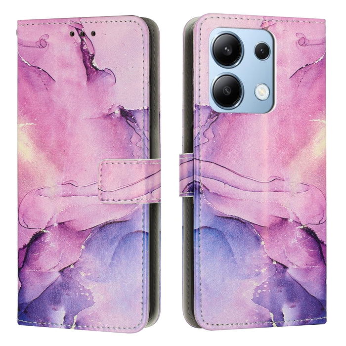 Estuche para teléfono de cuero con patrón de mármol pintado, For Redmi Note 13 5G, For Redmi 13C 4G, For Redmi Note 13 Pro+, For Redmi Note 13 Pro 5G, For Redmi 12 4G / Redmi 12 5G / Note 12R, For Xiaomi Redmi Note 12 Turbo/Poco F5                     ...