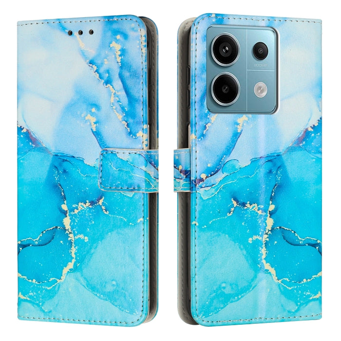 Estuche para teléfono de cuero con patrón de mármol pintado, For Redmi Note 13 5G, For Redmi 13C 4G, For Redmi Note 13 Pro+, For Redmi Note 13 Pro 5G, For Redmi 12 4G / Redmi 12 5G / Note 12R, For Xiaomi Redmi Note 12 Turbo/Poco F5                     ...