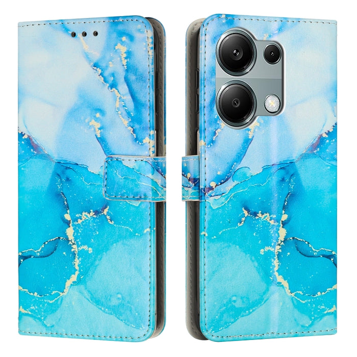 Estuche para teléfono de cuero con patrón de mármol pintado, For Redmi Note 13 5G, For Redmi 13C 4G, For Redmi Note 13 Pro+, For Redmi Note 13 Pro 5G, For Redmi 12 4G / Redmi 12 5G / Note 12R, For Xiaomi Redmi Note 12 Turbo/Poco F5                     ...