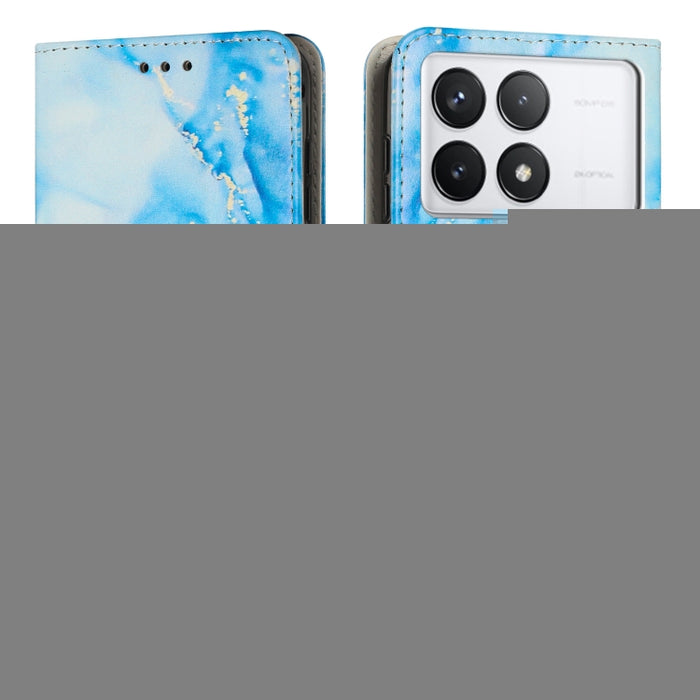 Estuche para teléfono de cuero con patrón de mármol pintado, For Redmi Note 13 5G, For Redmi 13C 4G, For Redmi Note 13 Pro+, For Redmi Note 13 Pro 5G, For Redmi 12 4G / Redmi 12 5G / Note 12R, For Xiaomi Redmi Note 12 Turbo/Poco F5                     ...